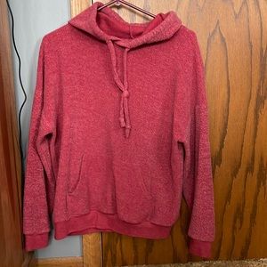 Soft Serve Clothing Cloud Cotton Hoodie in Red